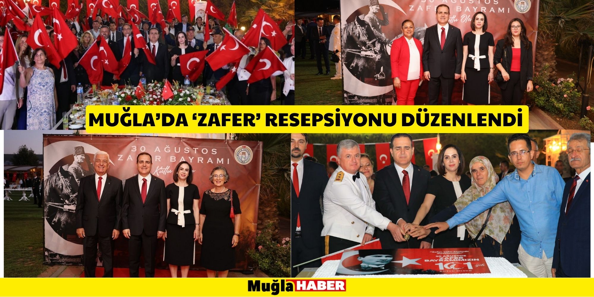 MUĞLA’DA ‘ZAFER’ RESEPSİYONU DÜZENLENDİ