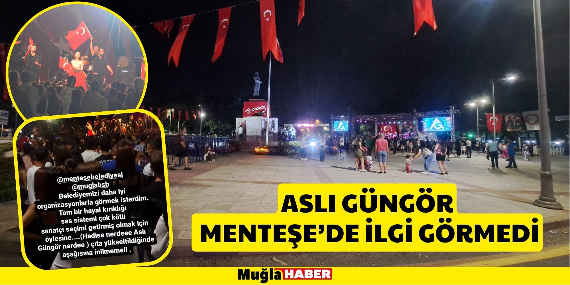 ASLI GÜNGÖR MENTEŞE’DE İLGİ GÖRMEDİ