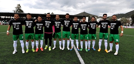 Bodrumspor Özgecan forması ile çıktı