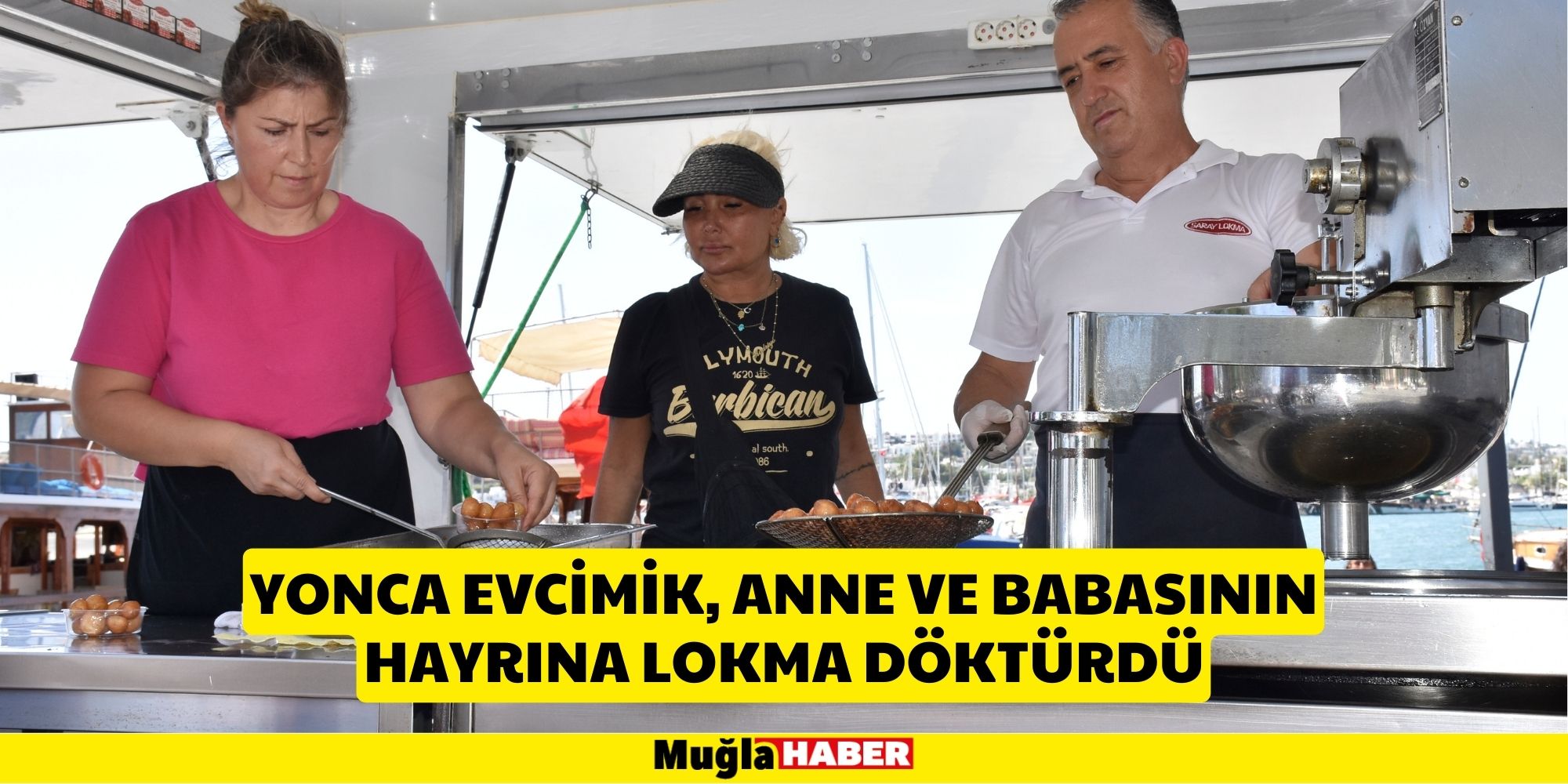 Yonca Evcimik, anne ve babasının hayrına lokma döktürdü