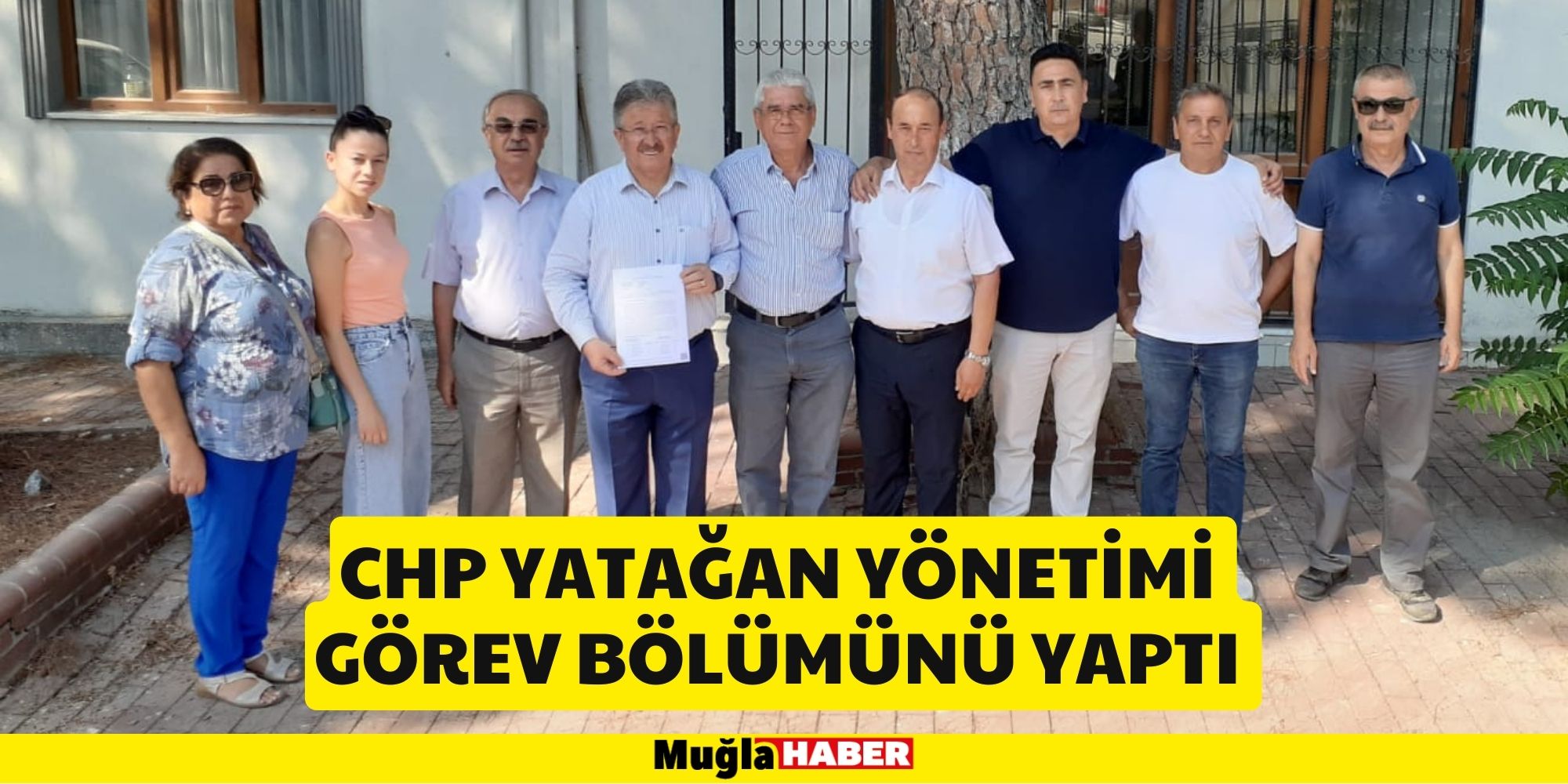 CHP YATAĞAN YÖNETİMİ GÖREV BÖLÜMÜNÜ YAPTI