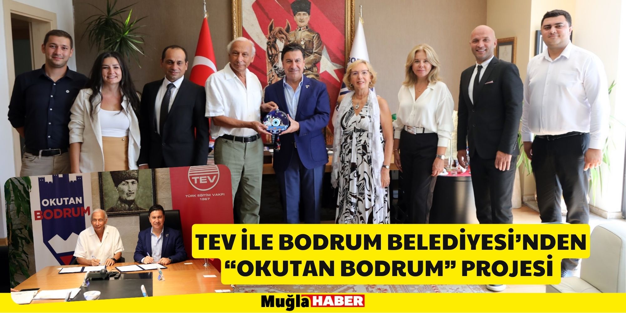 TEV İLE BODRUM BELEDİYESİ’NDEN “OKUTAN BODRUM” PROJESİ