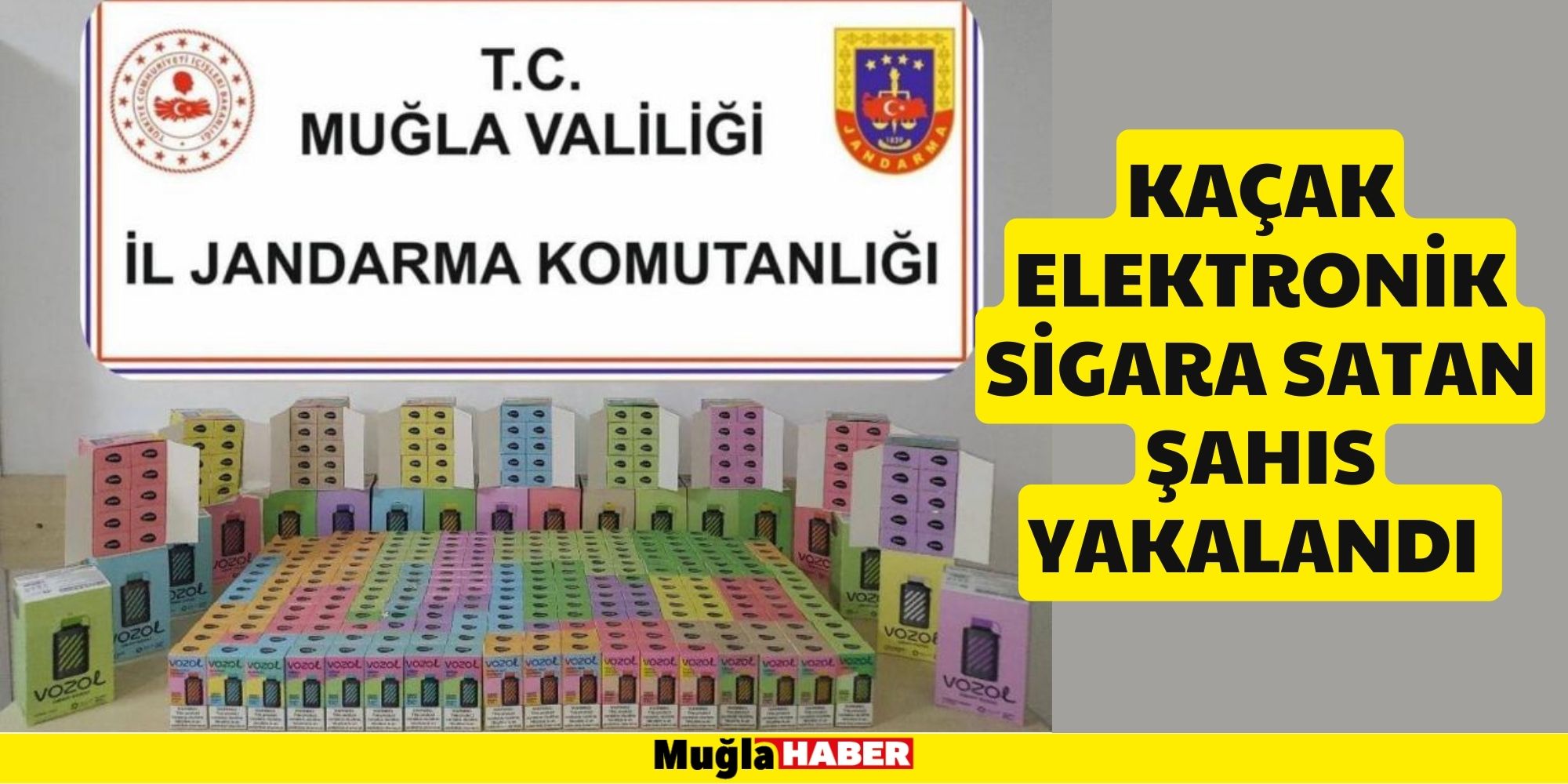 KAÇAK ELEKTRONİK SİGARA SATAN ŞAHIS YAKALANDI