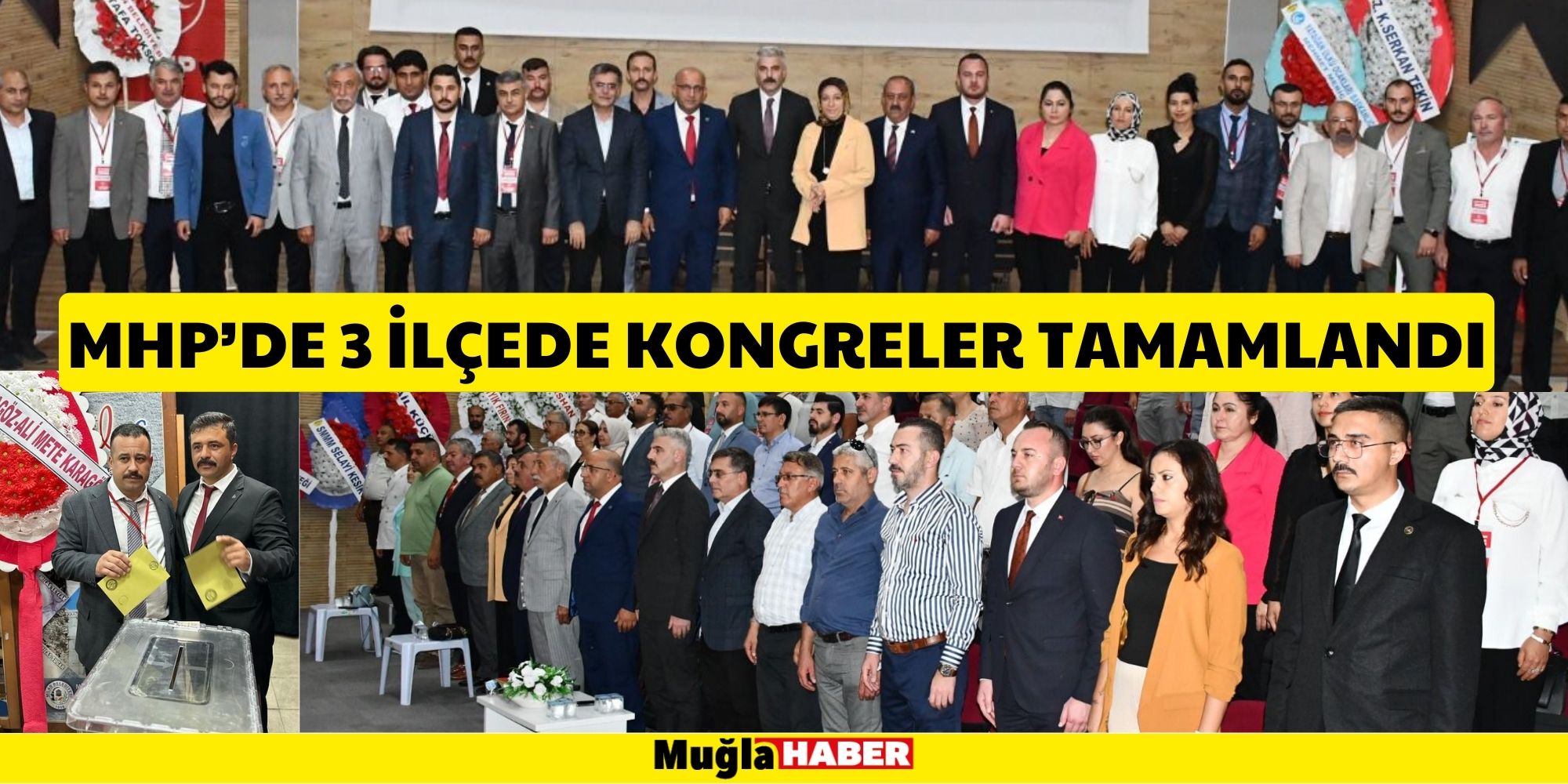 MHP’DE 3 İLÇEDE KONGRELER TAMAMLANDI