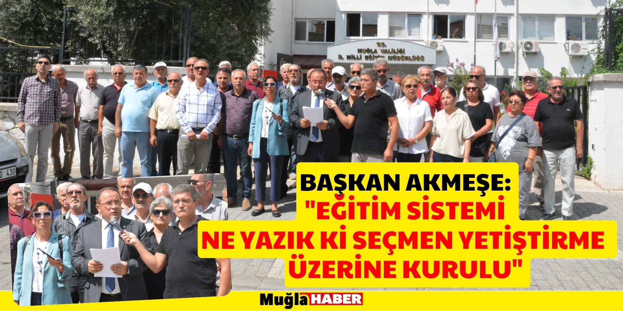 BAŞKAN AKMEŞE: "EĞİTİM SİSTEMİ NE YAZIK Kİ SEÇMEN YETİŞTİRME ÜZERİNE KURULU"