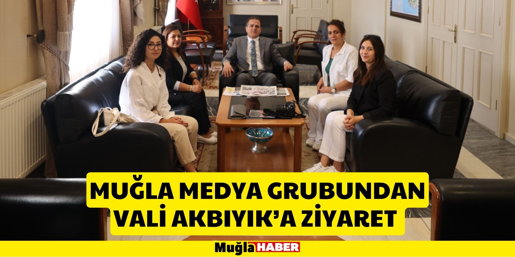 MUĞLA MEDYA GRUBUNDAN VALİ AKBIYIK’A ZİYARET