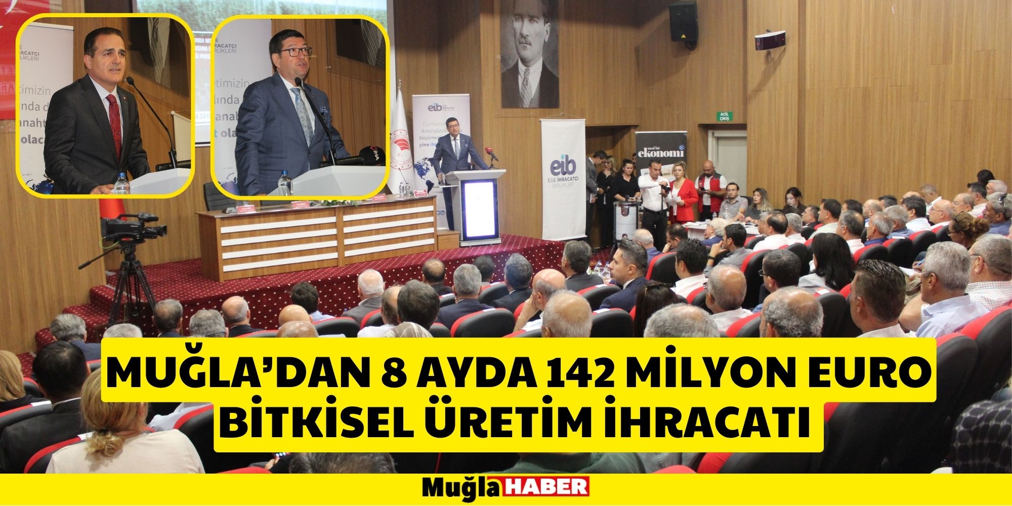 MUĞLA'DAN 8 AYDA 142 MİLYON EURO BİTKİSEL ÜRETİM İHRACATI