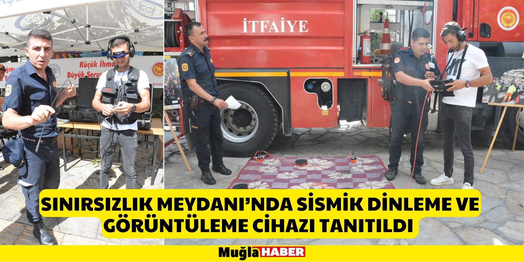 SINIRSIZLIK MEYDANI’NDA SİSMİK DİNLEME VE GÖRÜNTÜLEME CİHAZI TANITILDI