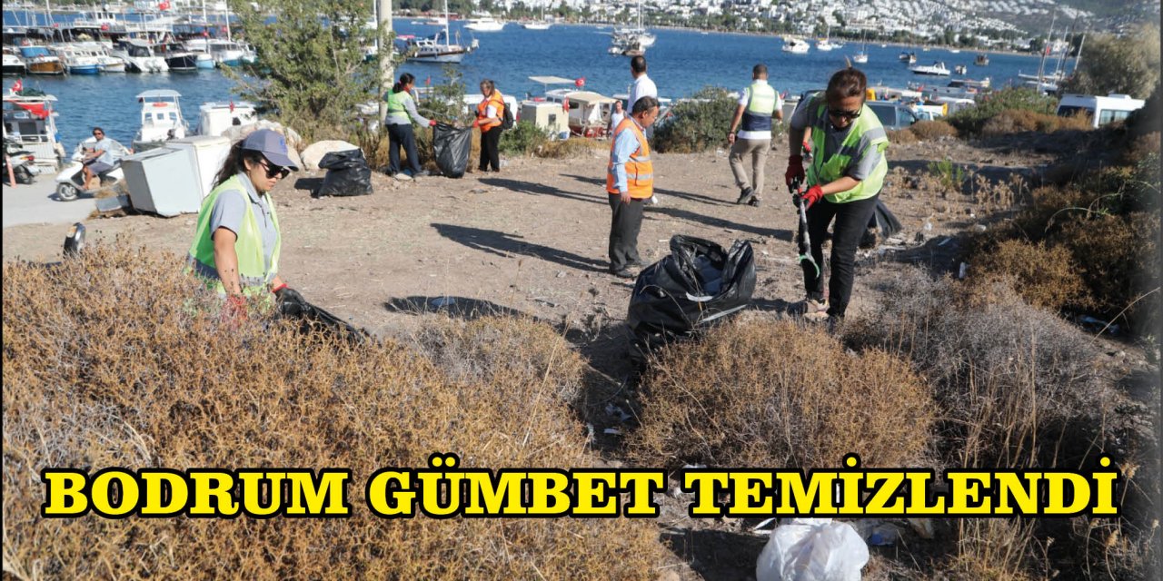 BODRUM GÜMBET TEMİZLENDİ