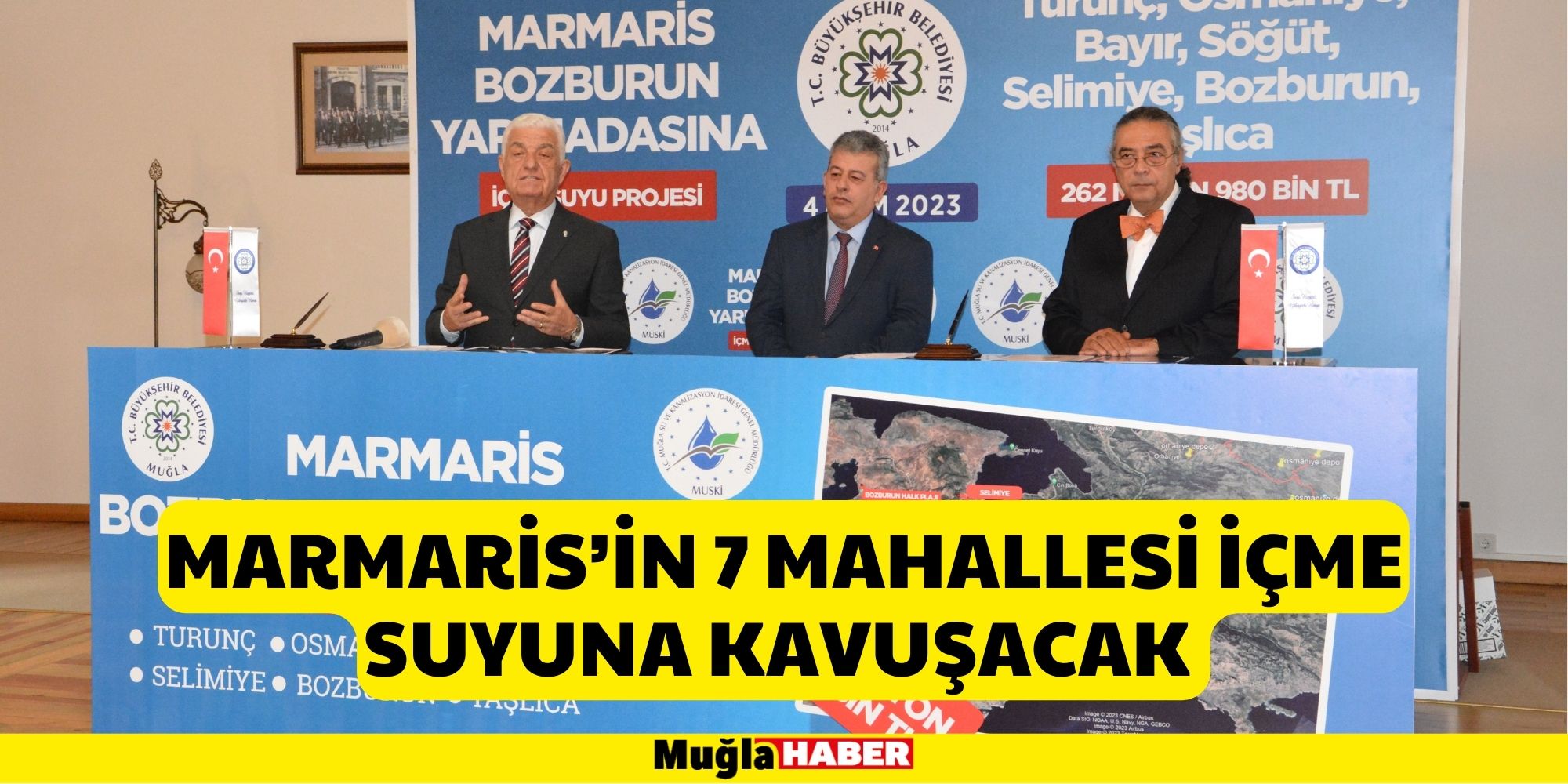 MARMARİS’İN 7 MAHALLESİ İÇME SUYUNA KAVUŞACAK