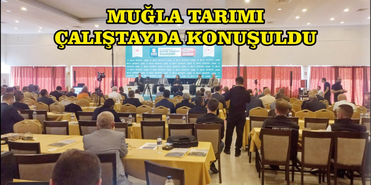 MUĞLA TARIMI ÇALIŞTAYDA KONUŞULDU