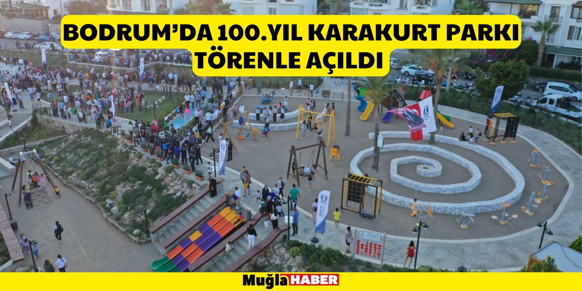 BODRUM’DA 100.YIL KARAKURT PARKI TÖRENLE AÇILDI