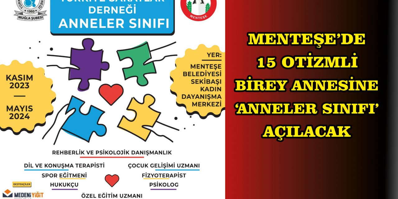 MENTEŞE’DE 15 OTİZMLİ BİREY ANNESİNE ‘ANNELER SINIFI’ AÇILACAK