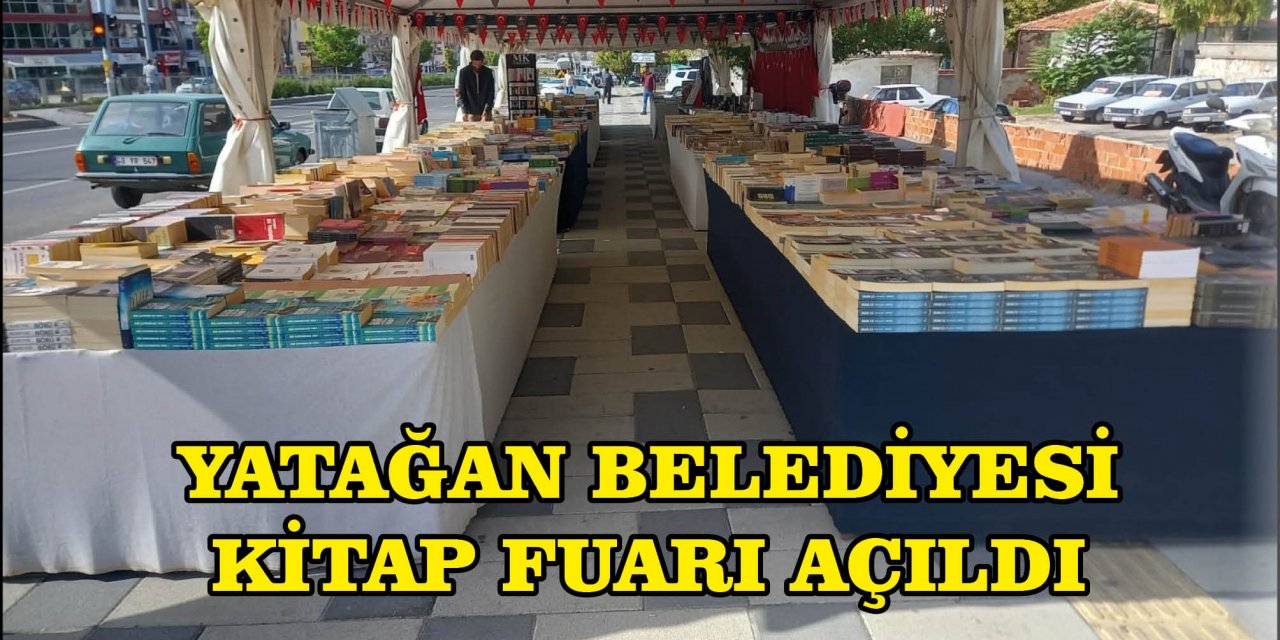 YATAĞAN BELEDİYESİ KİTAP FUARI AÇILDI