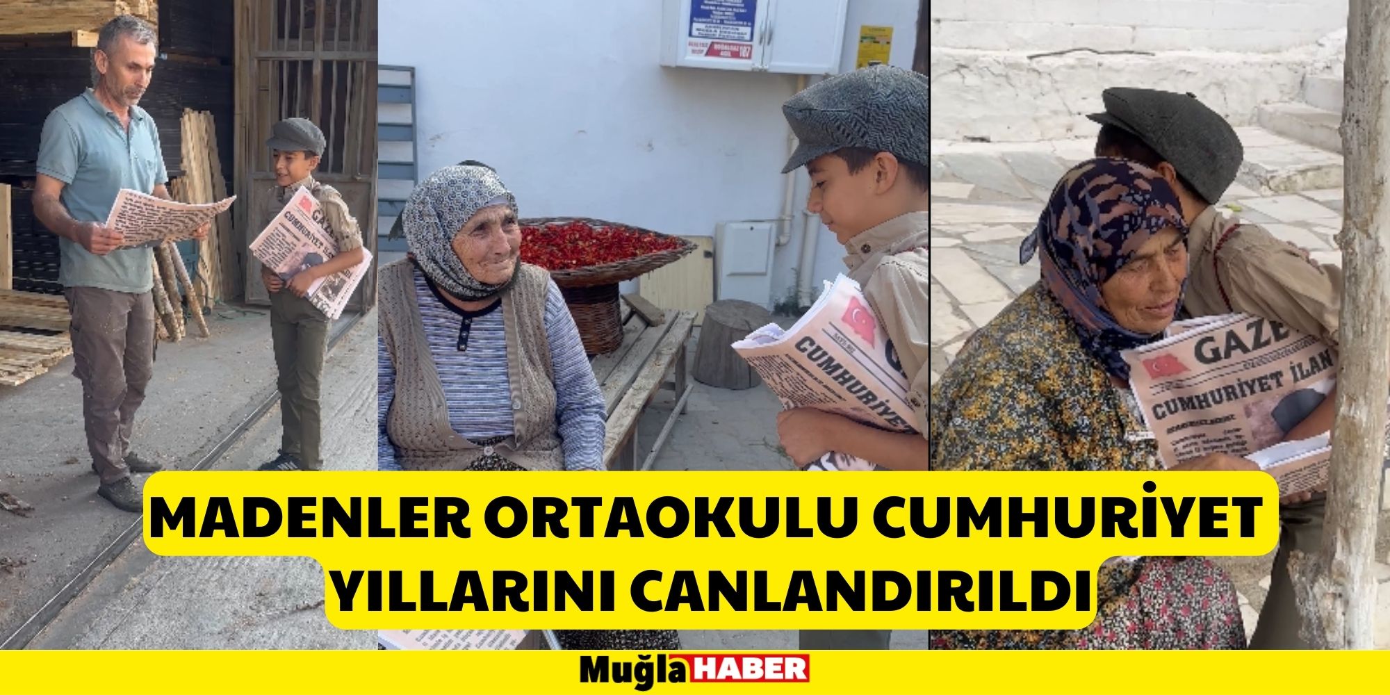 MADENLER ORTAOKULU CUMHURİYET YILLARINI CANLANDIRILDI