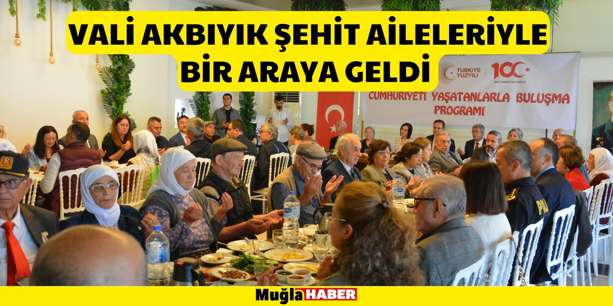 VALİ AKBIYIK ŞEHİT AİLELERİYLE BİR ARAYA GELDİ