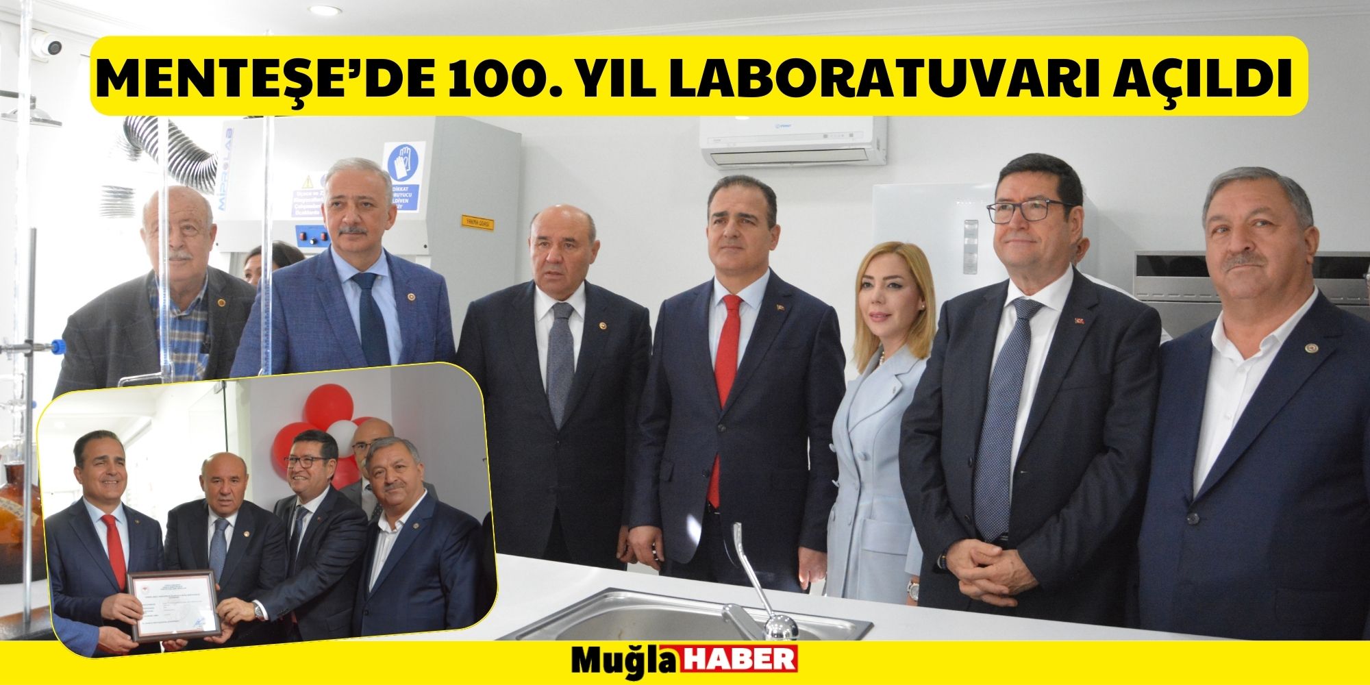 MENTEŞE’DE 100. YIL LABORATUVARI AÇILDI