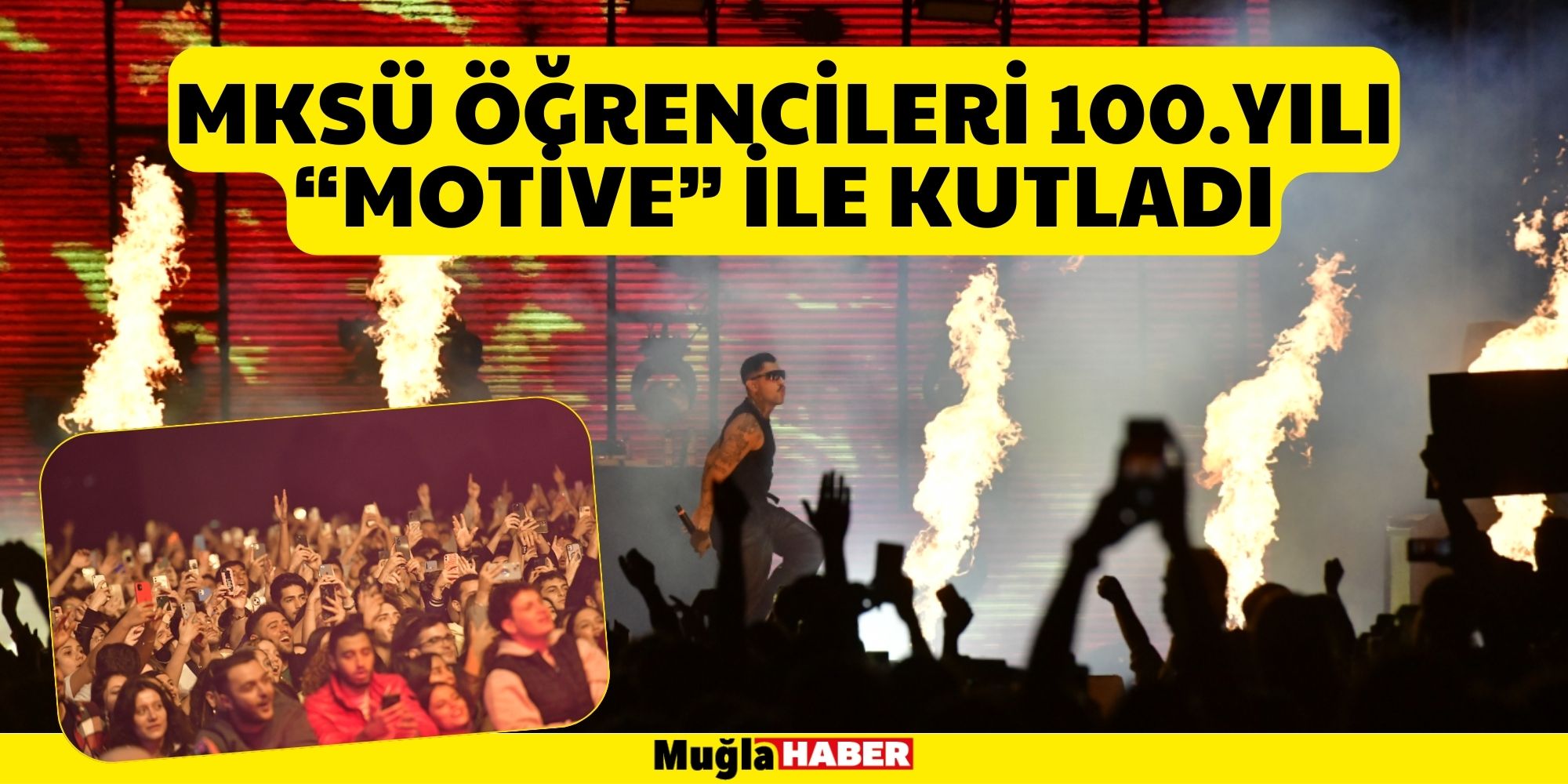 MKSÜ ÖĞRENCİLERİ 100.YILI “MOTİVE” İLE KUTLADI