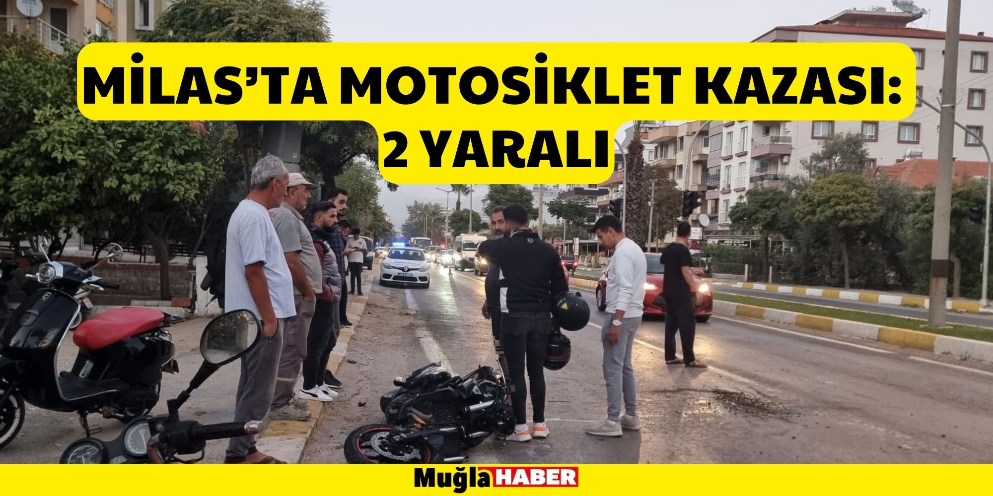 Milas’ta motosiklet kazası: 2 yaralı