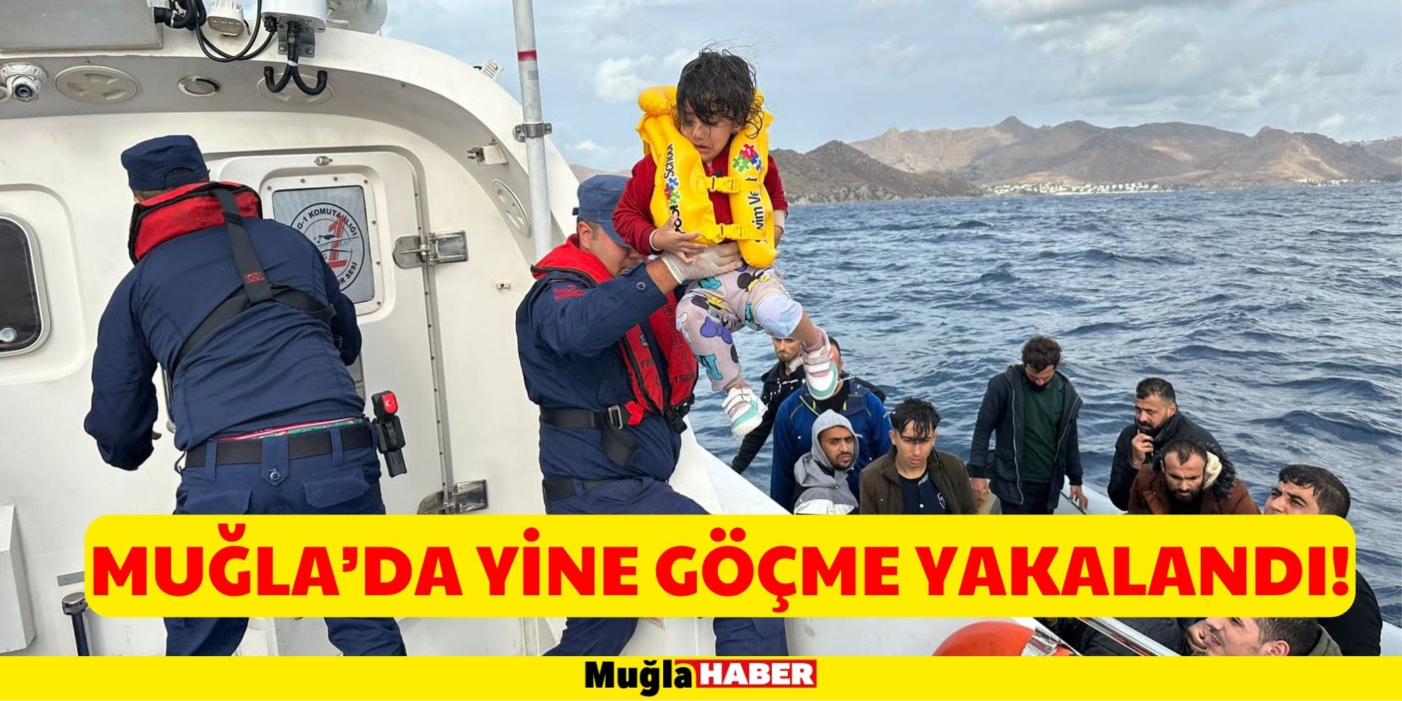 BODRUM AÇIKLARINDA GÖÇMEN YAKALANDI!