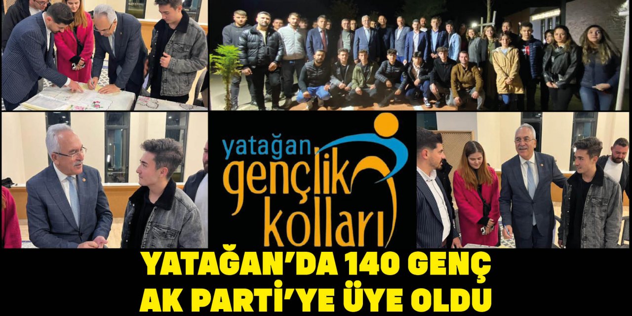 YATAĞAN’DA 140 GENÇ AK PARTİ’YE ÜYE OLDU