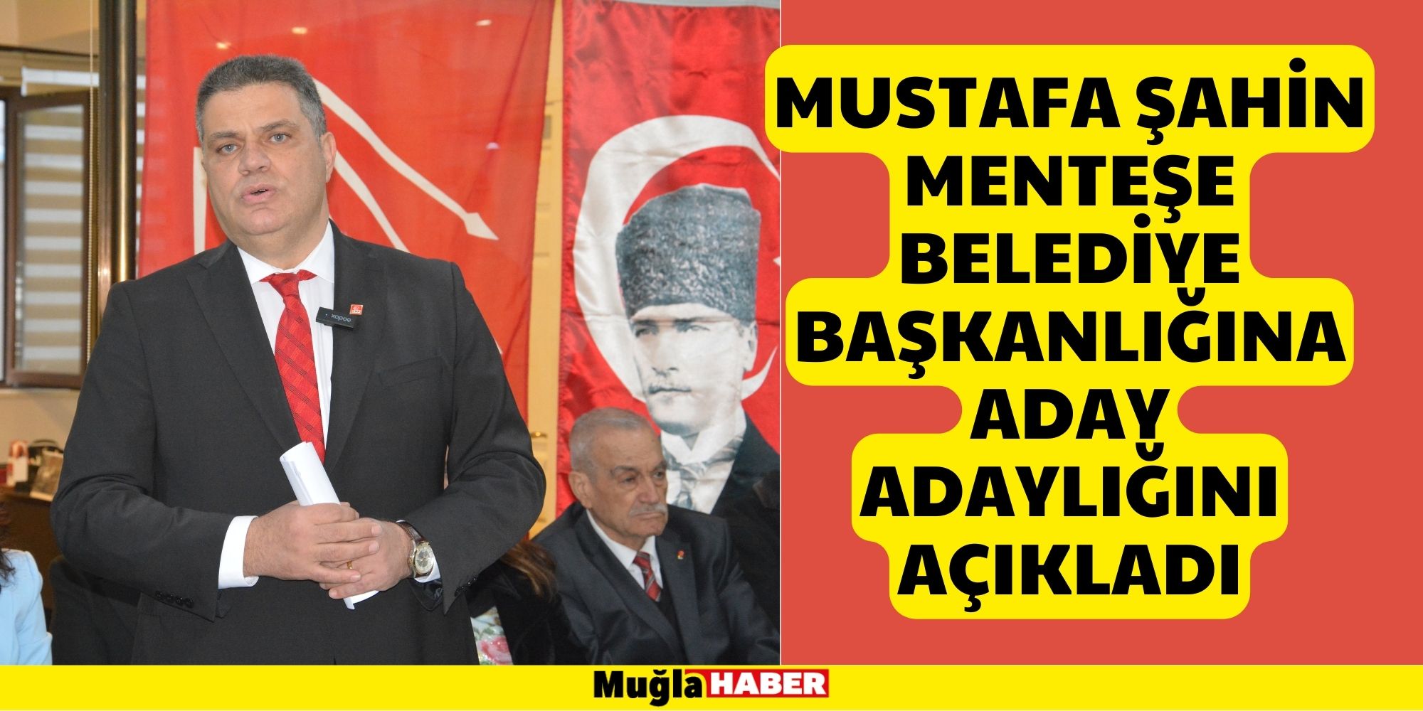 MUSTAFA ŞAHİN ADAY ADAYLIĞINI AÇIKLADI