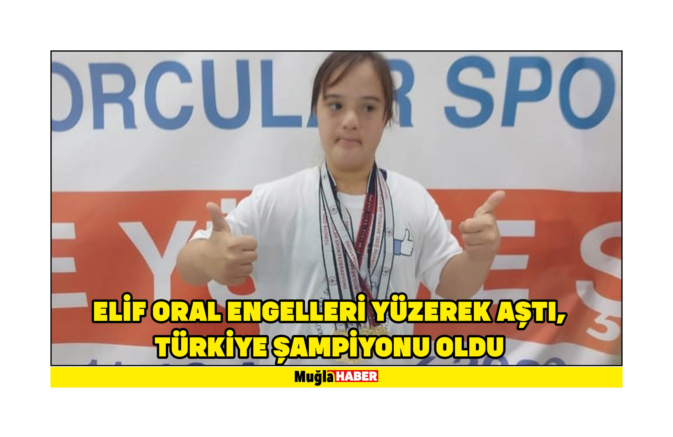 Elif Oral Engelleri yüzerek aştı, Türkiye şampiyonu oldu