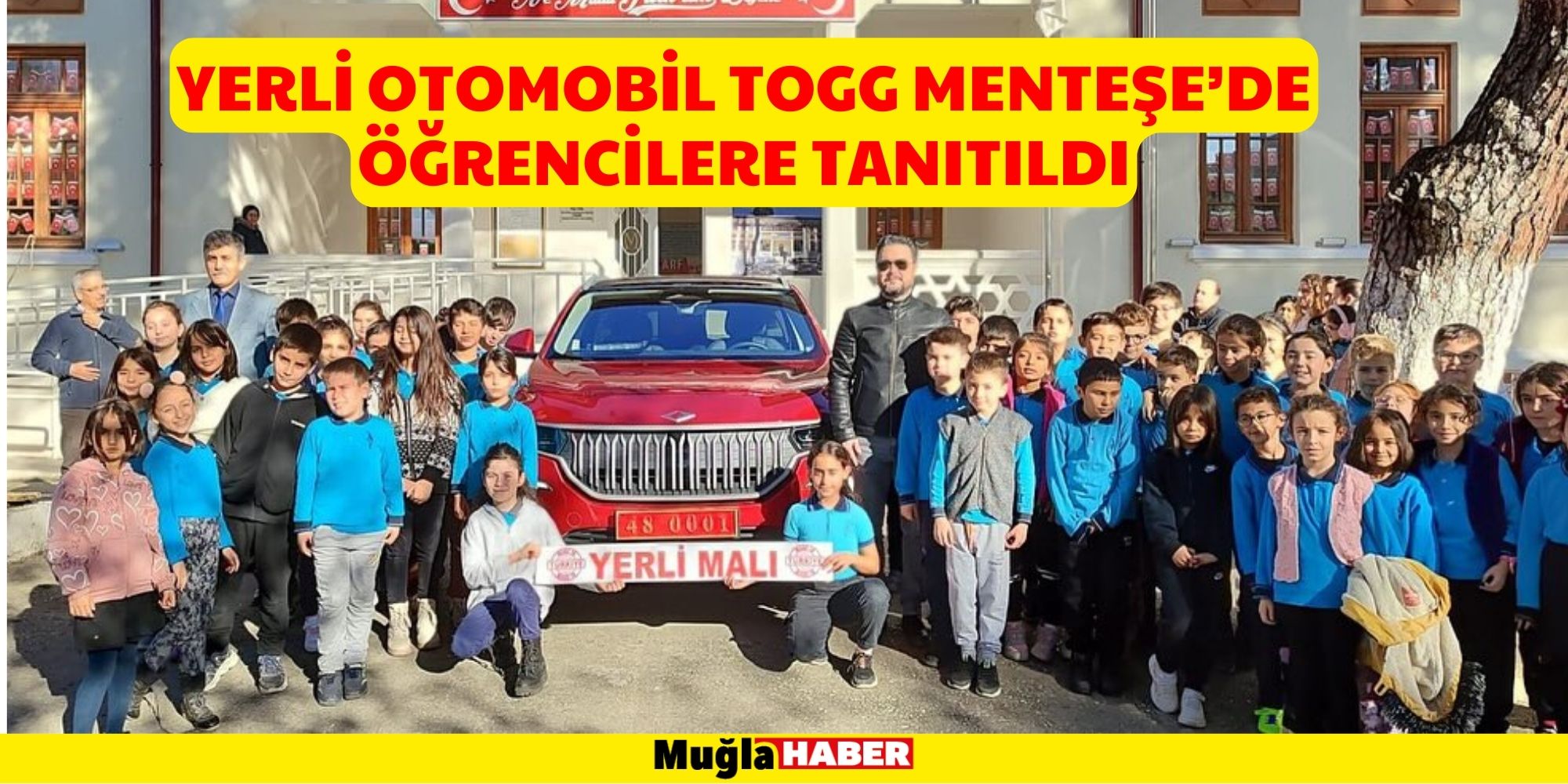 YERLİ OTOMOBİL TOGG MENTEŞE’DE ÖĞRENCİLERE TANITILDI