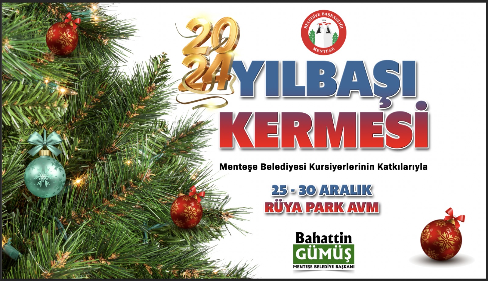 MENTEŞE BELEDİYESİ’NDEN YILBAŞI KERMESİ