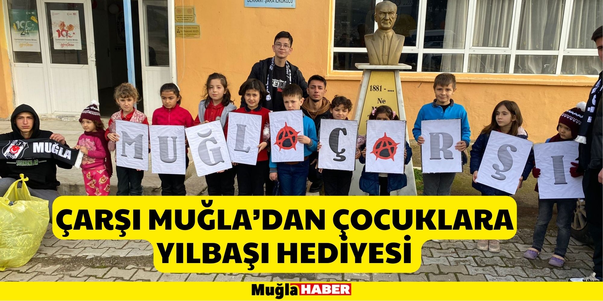 ÇARŞI MUĞLA’DAN ÇOCUKLARA YILBAŞI HEDİYESİ