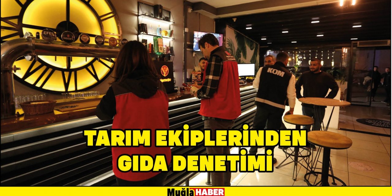 TARIM EKİPLERİNDEN GIDA DENETİMİ