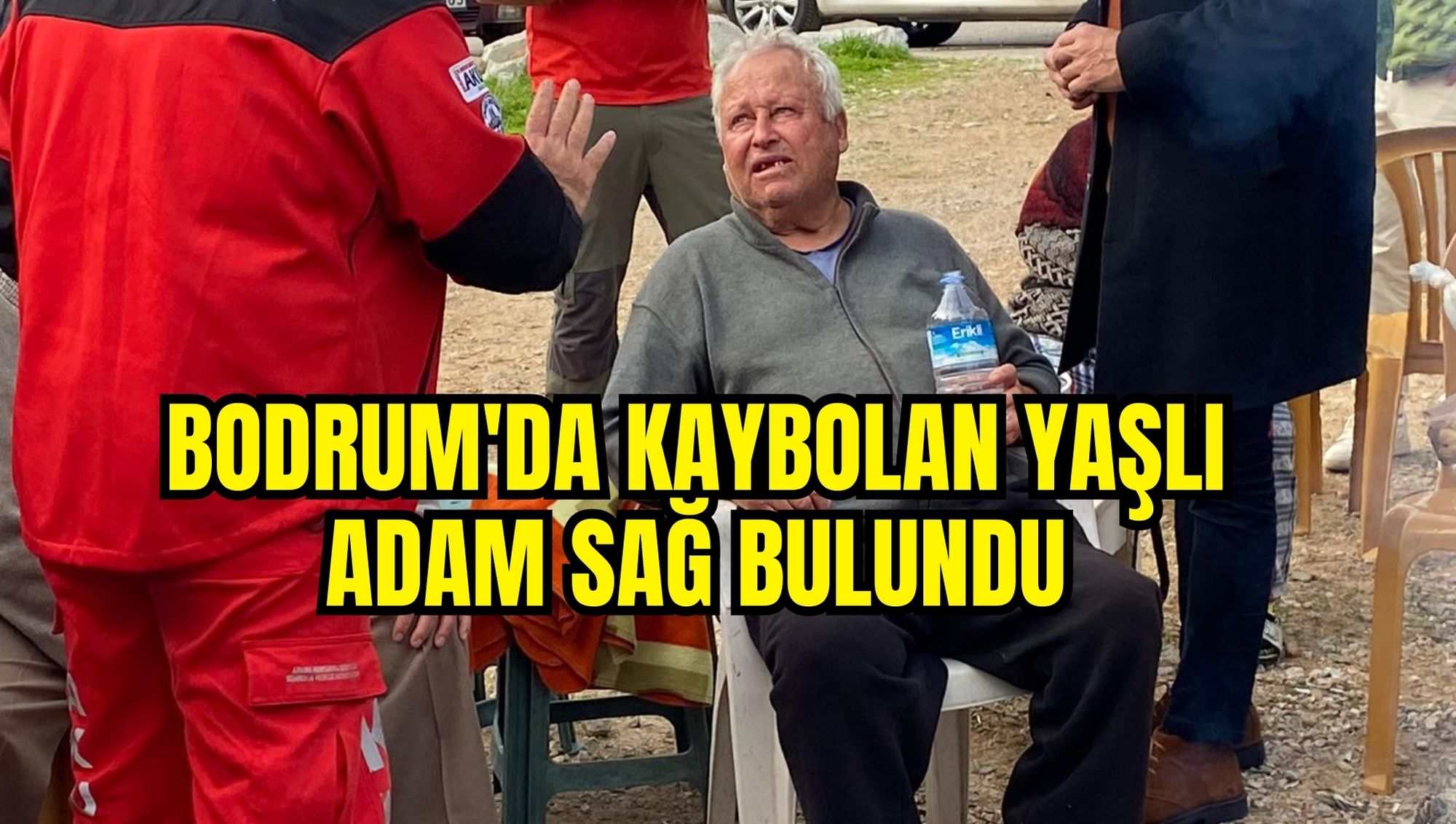 Bodrum'da kaybolan yaşlı adam sağ bulundu