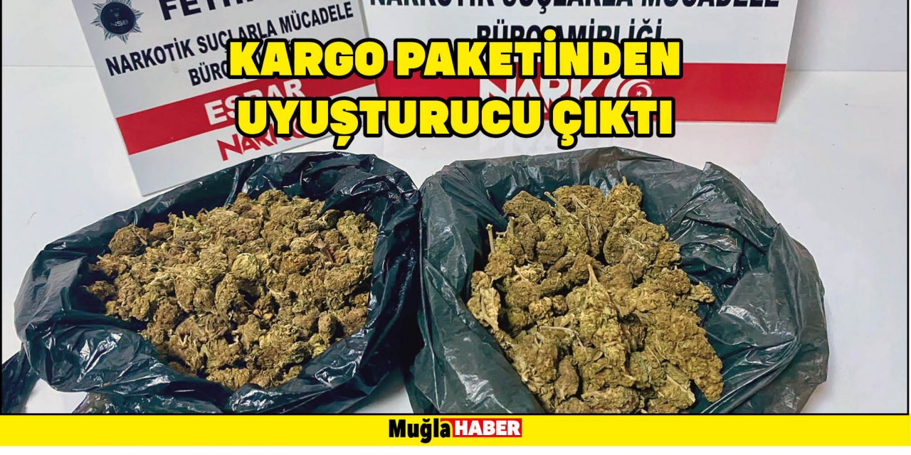 KARGO PAKETİNDEN UYUŞTURUCU ÇIKTI