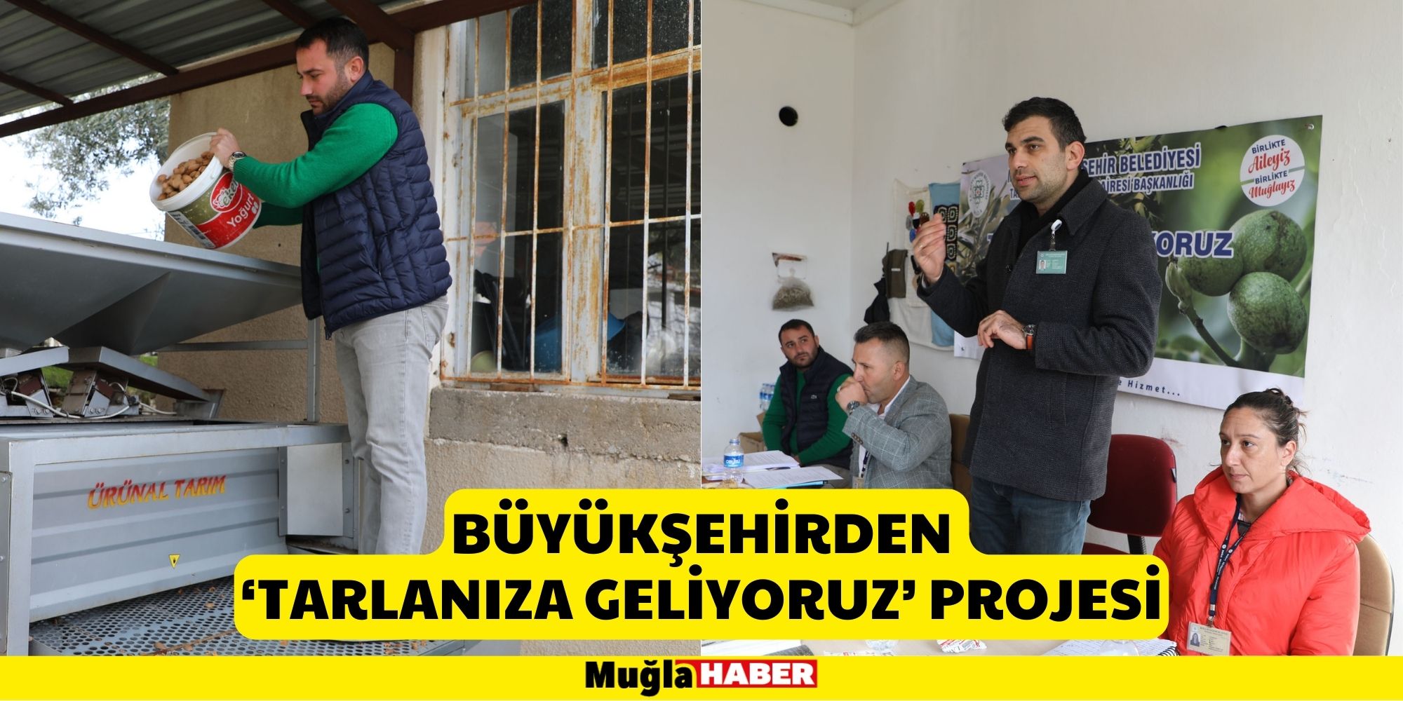 BÜYÜKŞEHİRDEN ‘TARLANIZA GELİYORUZ’ PROJESİ