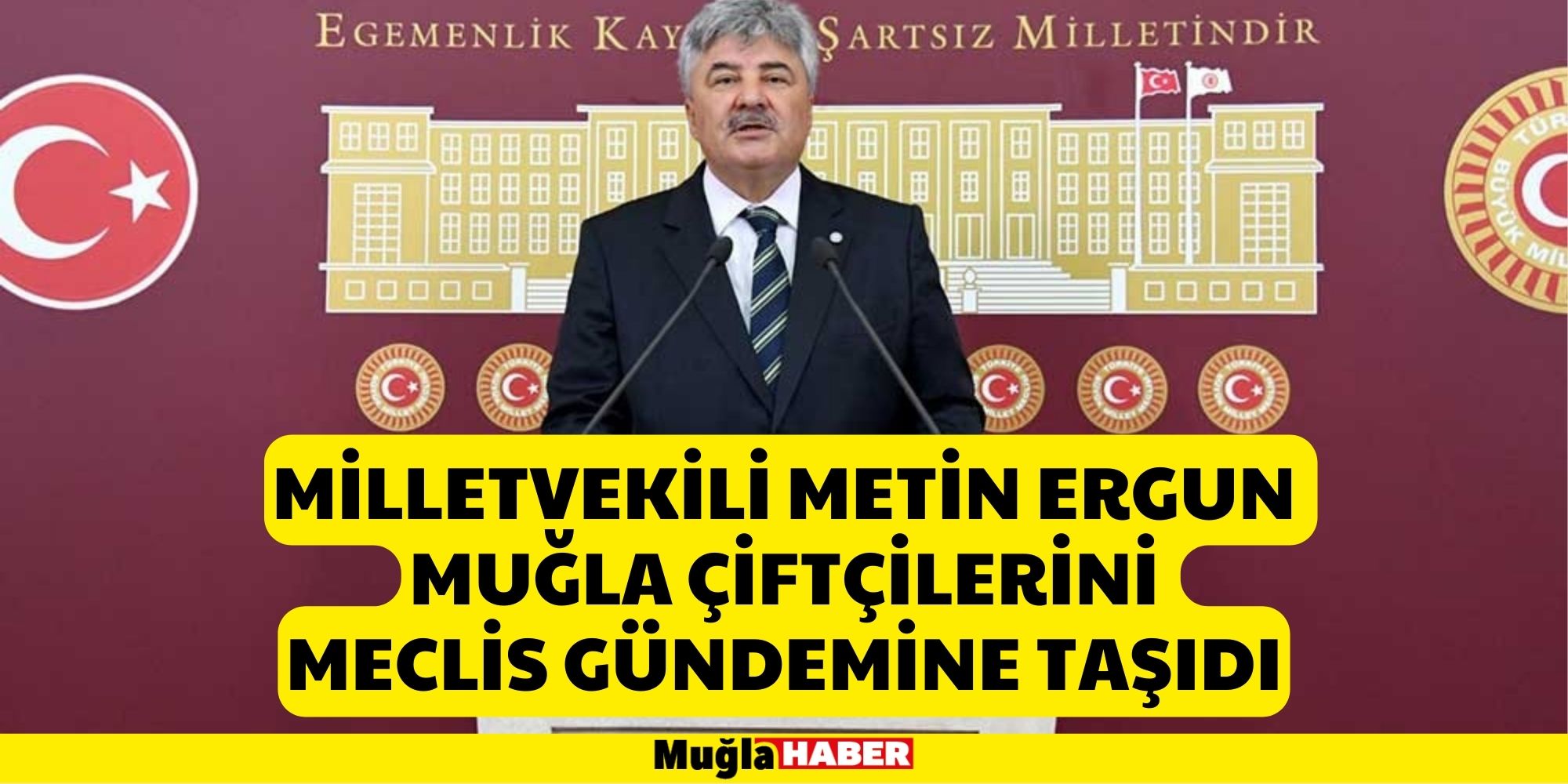 Milletvekili Metin Ergun Muğla Çiftçilerini Meclis Gündemine Taşıdı