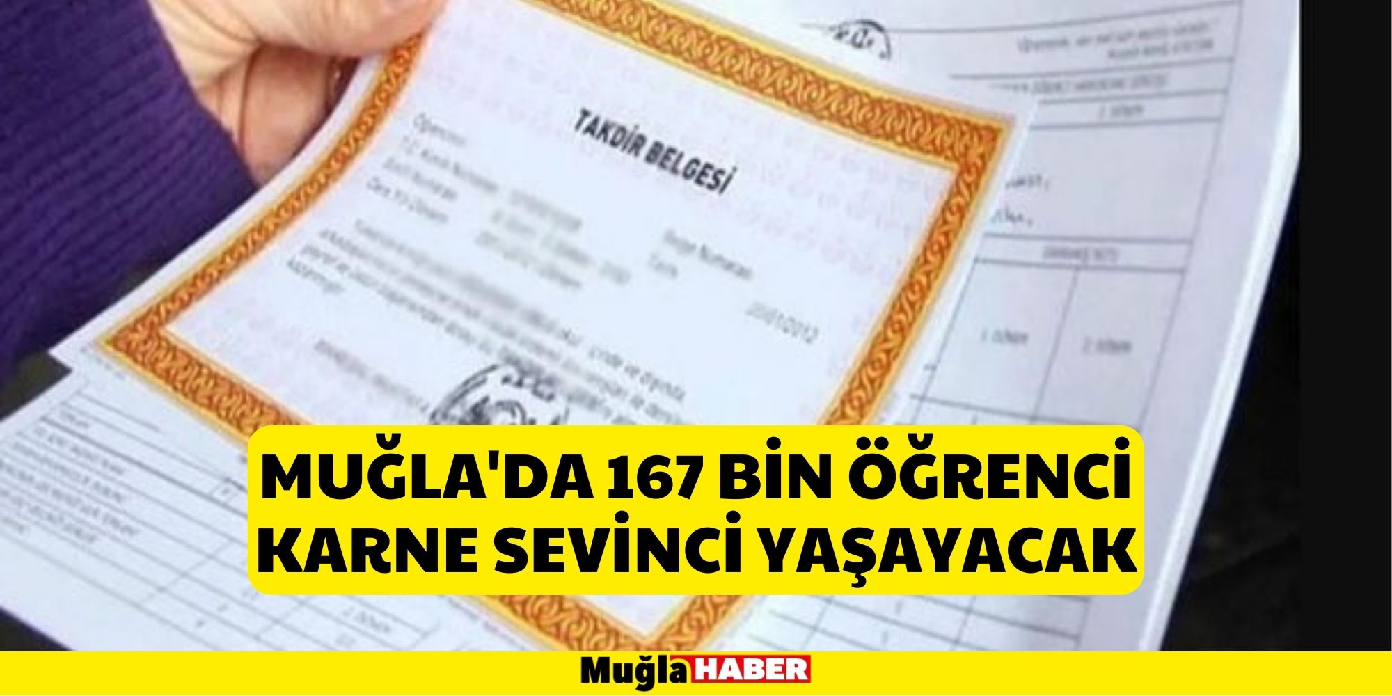 Muğla'da 167 Bin Öğrenci Karne Sevinci Yaşayacak