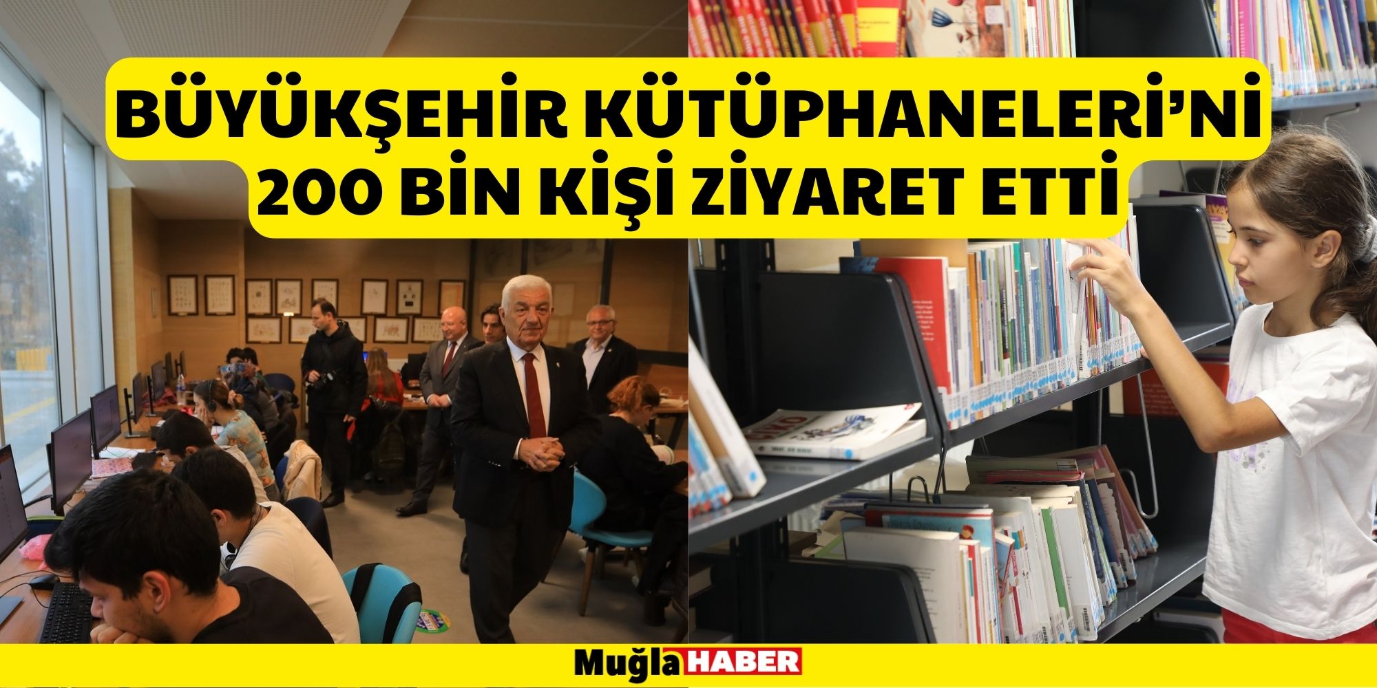 Büyükşehir Kütüphaneleri’ni 200 Bin Kişi Ziyaret Etti
