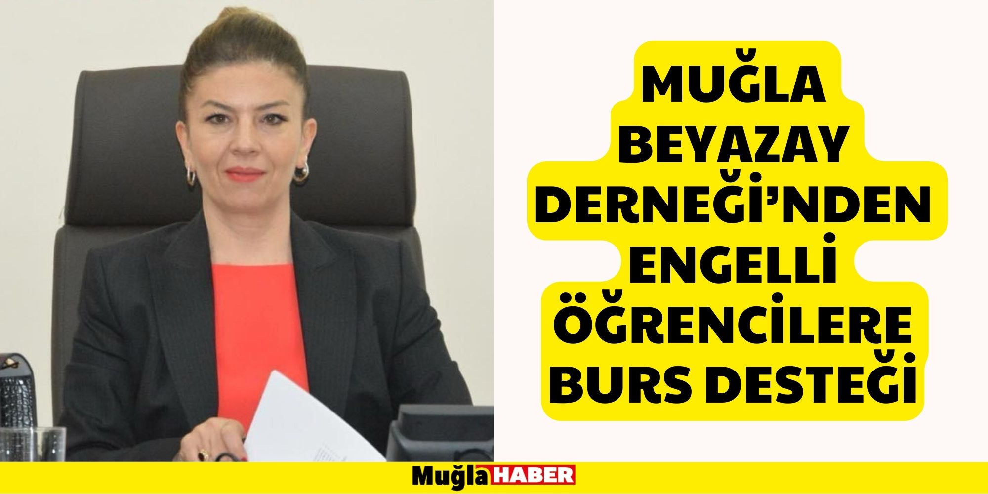 Muğla Beyazay Derneği’nden Engelli Öğrencilere Burs Desteği