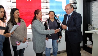 Kadınlara, Kadınlar Günü’nde sertifika