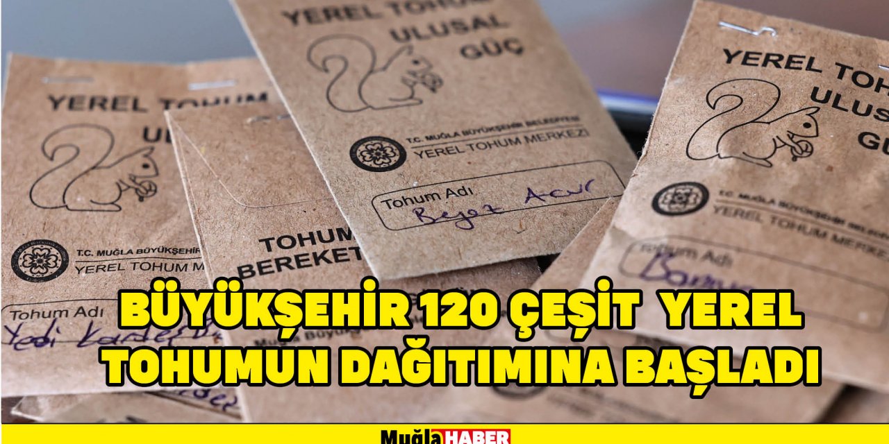 BÜYÜKŞEHİR 120 ÇEŞİT  YEREL TOHUMUN DAĞITIMINA BAŞLADI