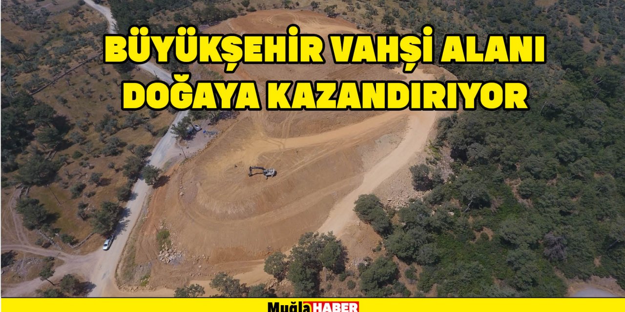 BÜYÜKŞEHİR VAHŞİ ALANI DOĞAYA KAZANDIRIYOR