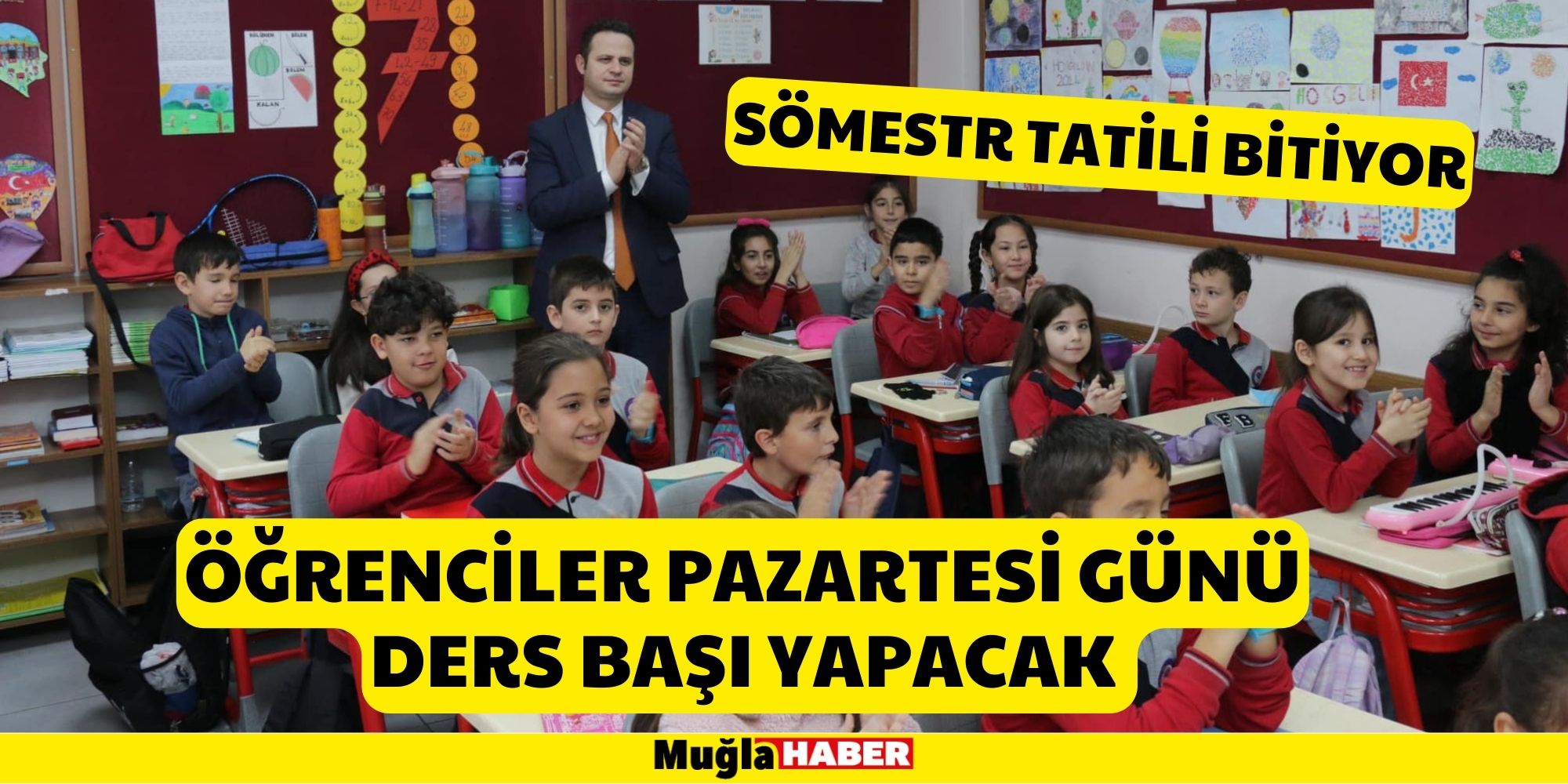 Öğrenciler Pazartesi günü ders başı yapacak