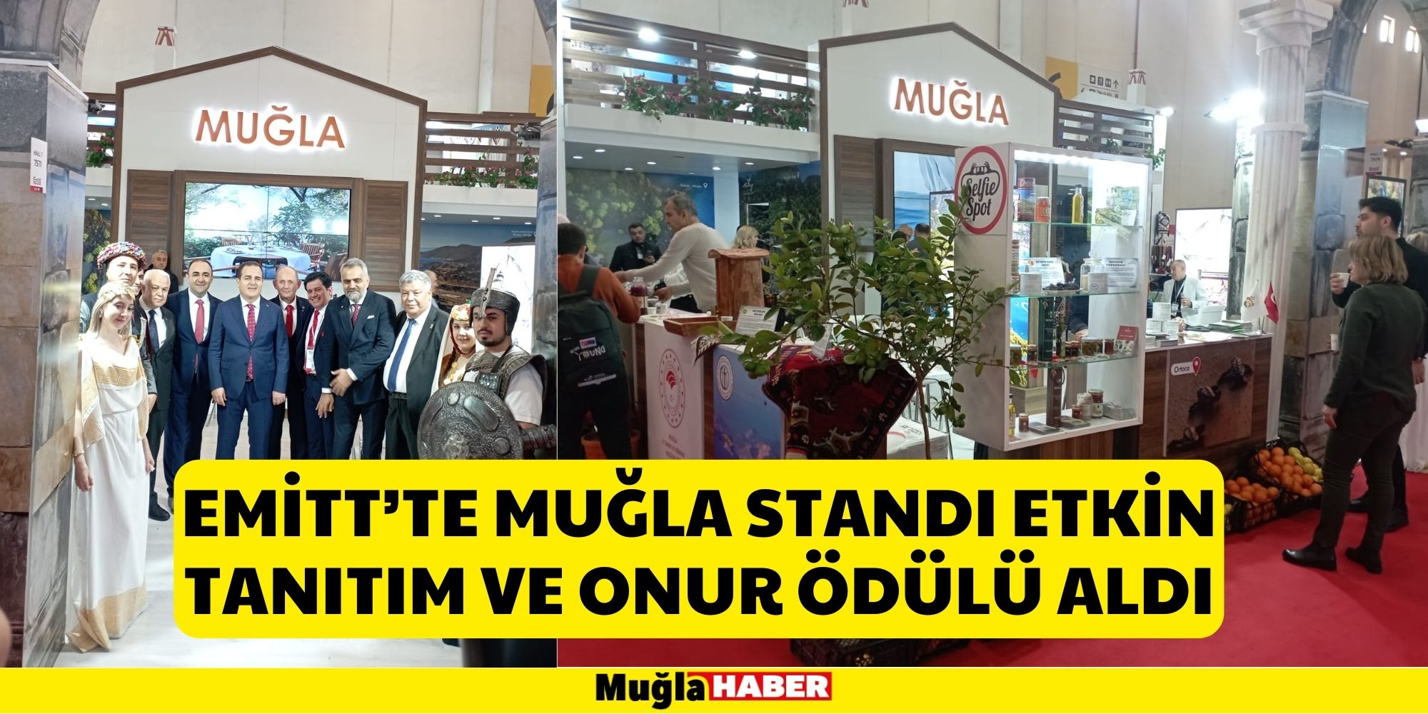 Emitt’te Muğla Standı Etkin Tanıtım Ve Onur Ödülü Aldı