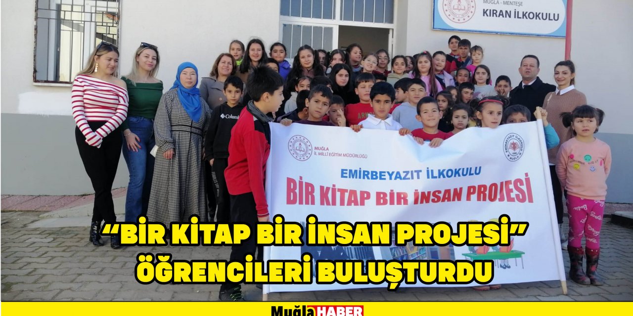 “BİR KİTAP BİR İNSAN PROJESİ” ÖĞRENCİLERİ BULUŞTURDU