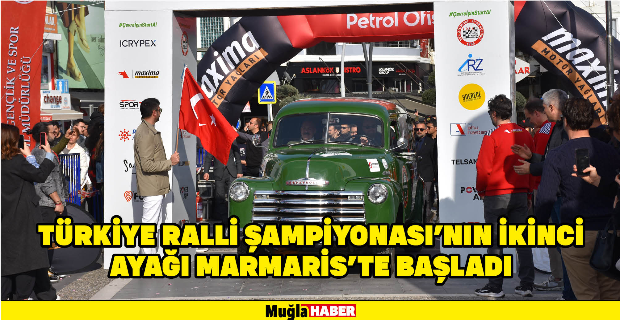 Türkiye Ralli Şampiyonası'nın ikinci ayağı Marmaris'te başladı