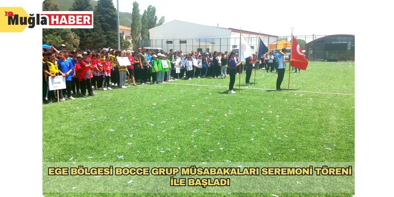 Ege Bölgesi Bocce Grup Müsabakaları seremoni töreni ile başladı