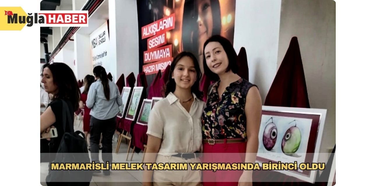 Marmarisli Melek Tasarım Yarışmasında Birinci Oldu