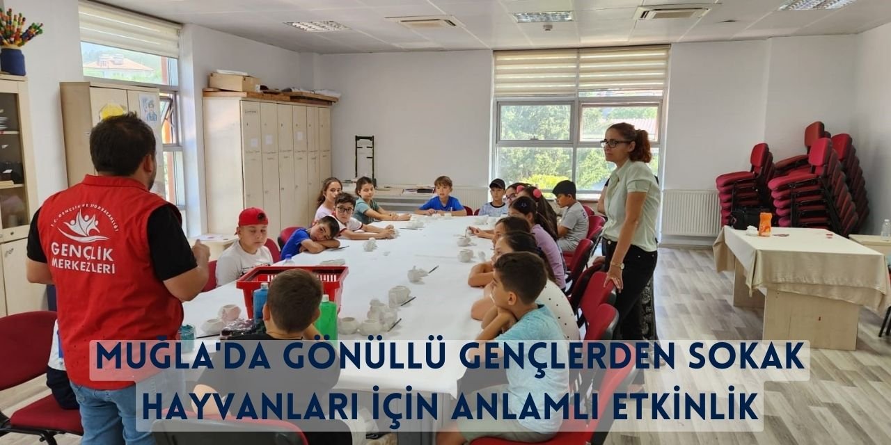 Muğla'da Gönüllü Gençlerden Sokak Hayvanları İçin Anlamlı Etkinlik