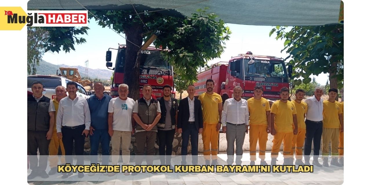 Köyceğiz’de protokol Kurban Bayramı'nı kutladı