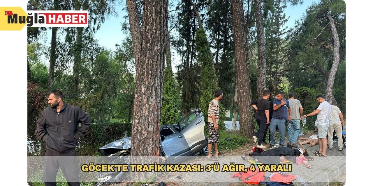 Göcek'te trafik kazası: 3'ü ağır, 4 yaralı